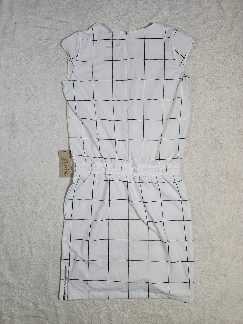 Albion Fit “Going Places” Windowpane Dress.